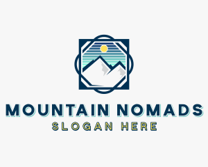 Mountain Peak Adventure logo design