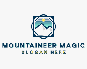 Mountain Peak Adventure logo design