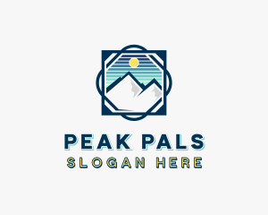 Mountain Peak Adventure logo design