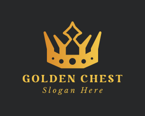 Gold Fashion Crown logo design