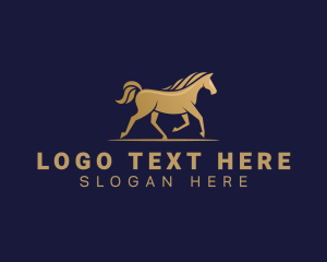 Luxury Stallion Horse logo