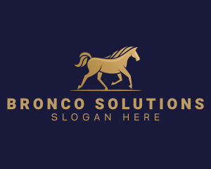 Luxury Stallion Horse logo