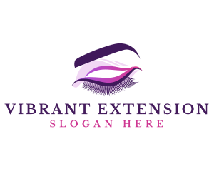 Fashion Eyelash Cosmetic logo design