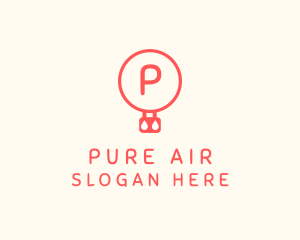 Hot Air Balloon logo design