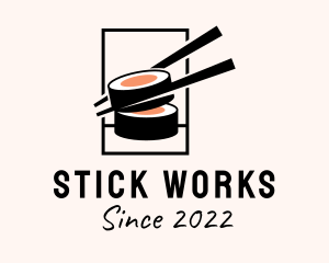 Oriental Japanese Sushi  logo design