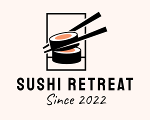 Oriental Japanese Sushi  logo design