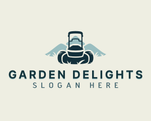 Lawn Landscaping Mowing logo design