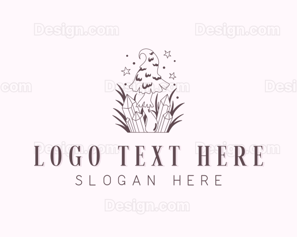 Organic Mushroom Fungus Logo