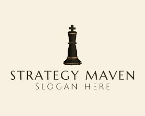 Chess Piece Grandmaster logo design