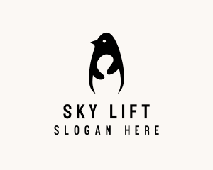 Penguin Safari Zoo logo design