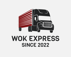 Express Delivery Truck logo design