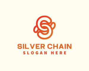 Ironwork Chain Letter S logo design