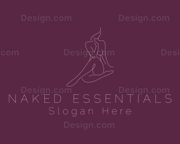 Flawless Nude Woman Body Logo