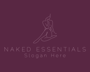 Flawless Nude Woman Body logo