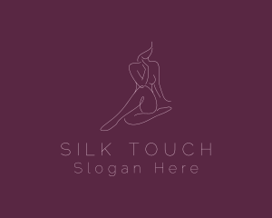 Flawless Nude Woman Body logo design