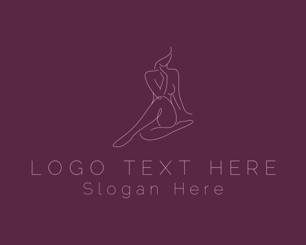 Flawless Nude Woman Body logo