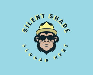 Cool Fedora Monkey  logo design