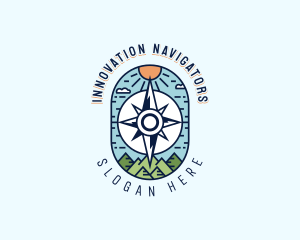 Compass Navigation Adventure  logo design