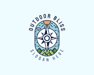 Compass Navigation Adventure  logo design