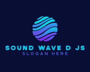 Wave Water Liquid logo design