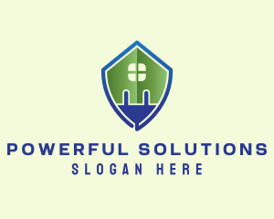 Renewable Energy Plug logo design