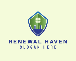 Renewable Energy Plug logo design