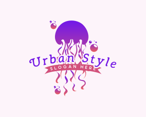 Bubble Sting Jellyfish logo