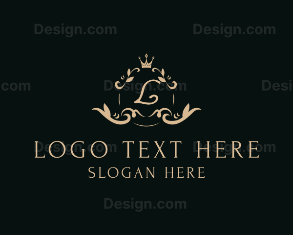 Luxurious Lettermark Badge Logo