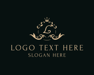 Luxurious Lettermark Badge logo