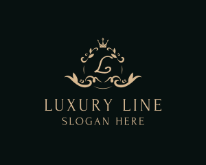 Luxurious Lettermark Badge logo design