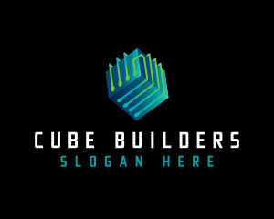 Circuit Cube Software logo design