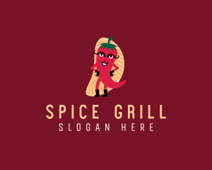 Mexican Chili Restaurant logo design