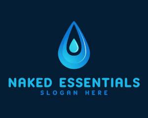 Blue Aqua Fluid logo design