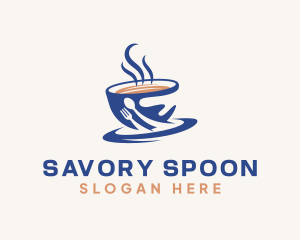 Hot Soup Restaurant logo design