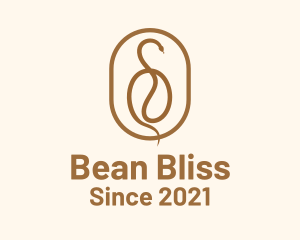 Coffee Bean Snake logo design