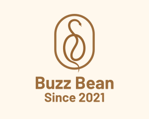 Coffee Bean Snake logo design