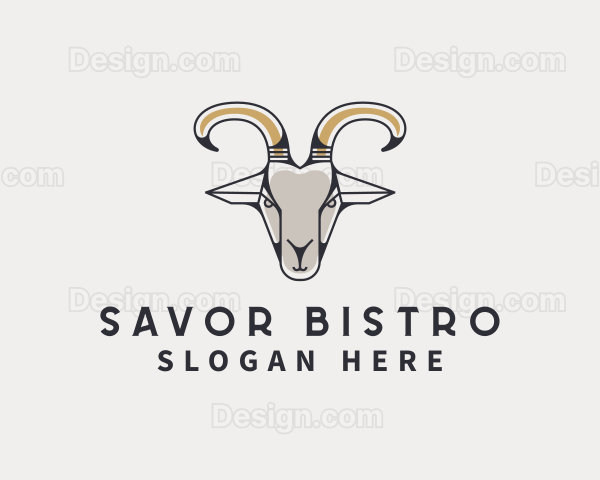 Goat Ranch Horn Logo