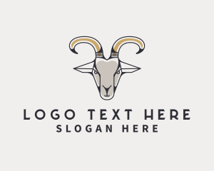 Horn - Goat Ranch Horn logo design