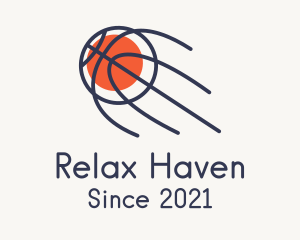 Modern Basketball Sport logo