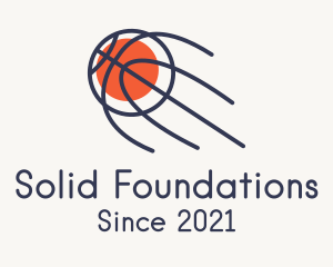 Modern Basketball Sport logo
