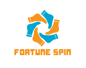 Socks Spin Cleaning logo design