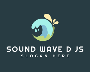 Wave Resort Beach logo design