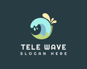 Wave Resort Beach logo design