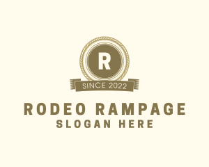 Western Rope Rodeo logo design