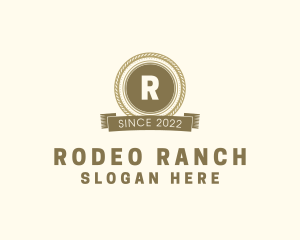 Western Rope Rodeo logo design