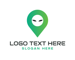 Alien Location Pin logo