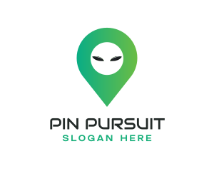 Alien Location Pin logo