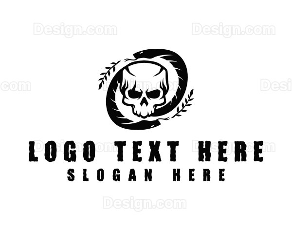 Snake Skull Venom Logo