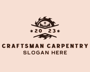 Circular Saw Carpenter logo