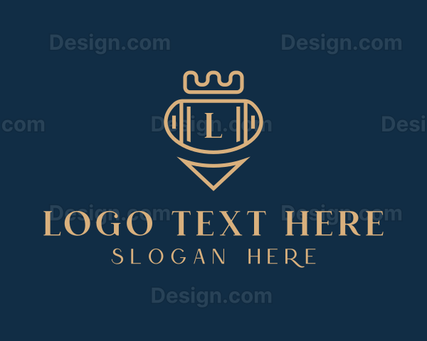 Elegant Crown Jewelry Logo